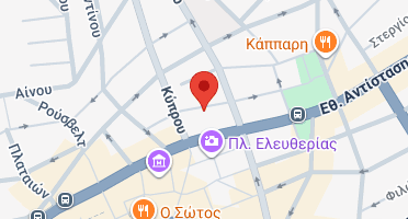 Location of business on map