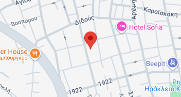 Location of business on map