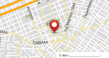 Location of business on map