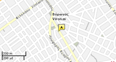 Location of business on map
