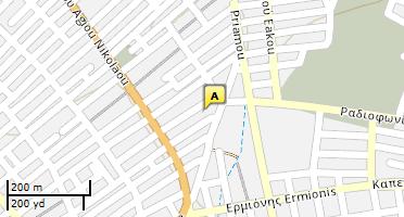 Location of business on map