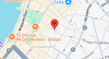 Location of business on map