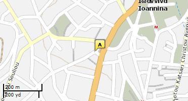 Location of business on map