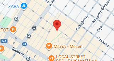 Location of business on map