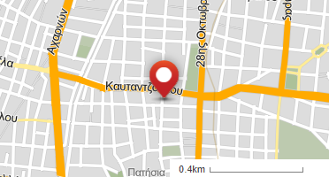 Location of business on map