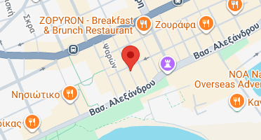 Location of business on map