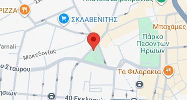 Location of business on map