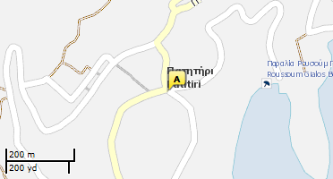 Location of business on map