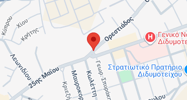 Location of business on map
