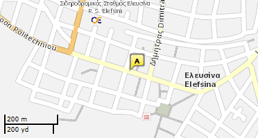 Location of business on map