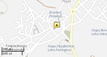 Location of business on map