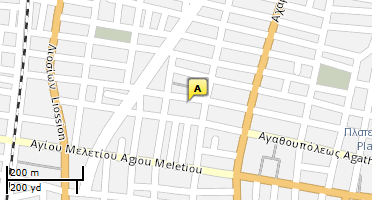 Location of business on map