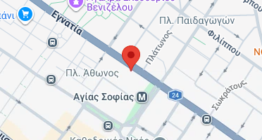 Location of business on map