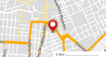 Location of business on map
