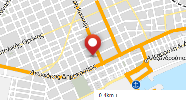 Location of business on map