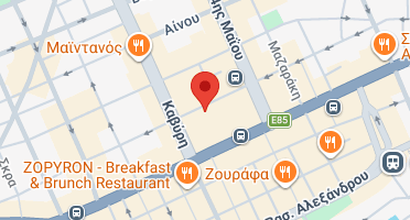 Location of business on map