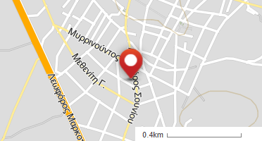 Location of business on map