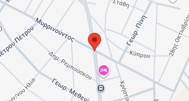 Location of business on map