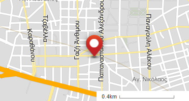 Location of business on map