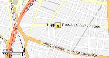 Location of business on map