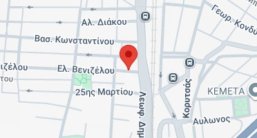 Location of business on map