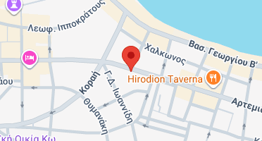 Location of business on map
