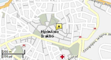 Χάρτης και σημείο της επιχείρησης