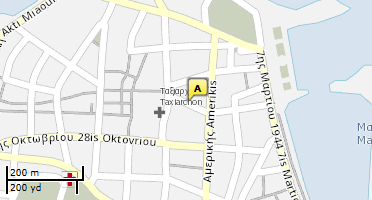 Location of business on map