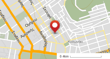 Location of business on map