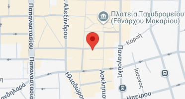 Location of business on map