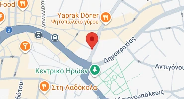 Location of business on map