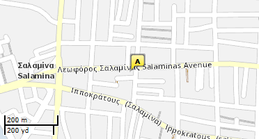 Location of business on map