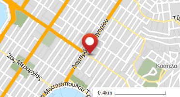Location of business on map