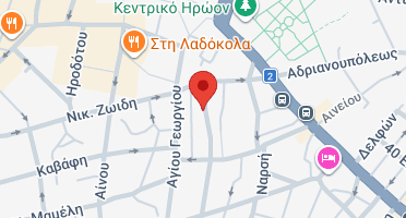 Location of business on map