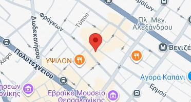 Location of business on map