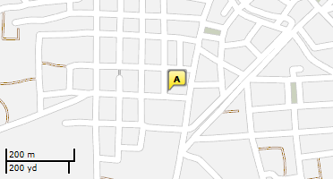 Location of business on map