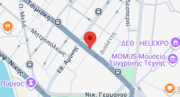 Location of business on map