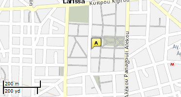 Location of business on map