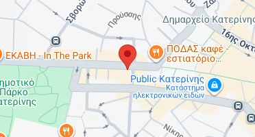 Location of business on map