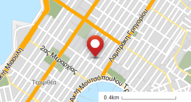 Location of business on map