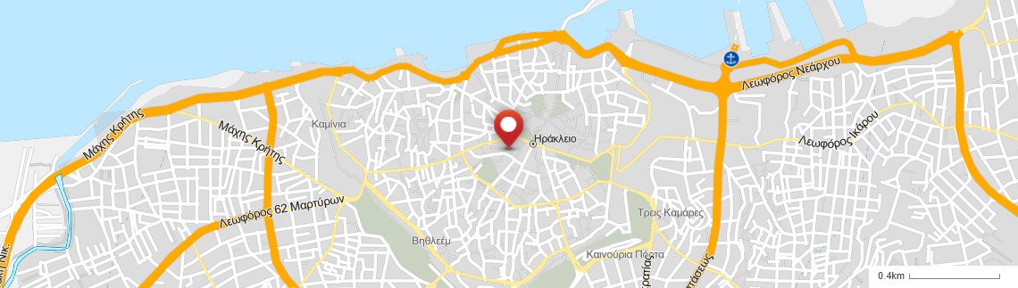 Χάρτης και σημείο της επιχείρησης