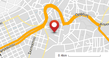 Location of business on map
