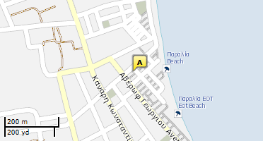 Location of business on map