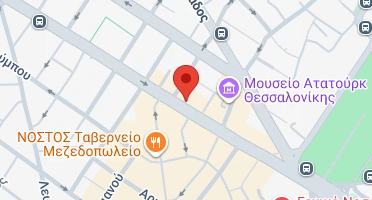 Location of business on map