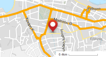 Location of business on map