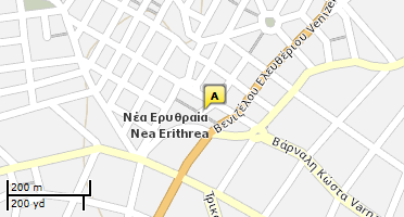 Location of business on map