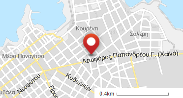 Χάρτης και σημείο της επιχείρησης