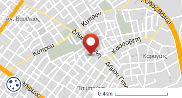 Location of business on map