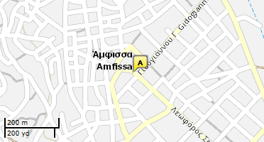 Location of business on map