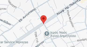 Location of business on map